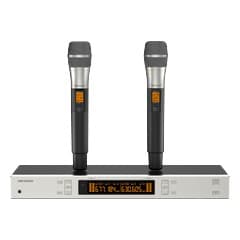 UHF Wireless Microphone System 2 Channel Handheld Mic