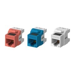 Cat6 Unsheilded 180° Punch Down Keystone Jack