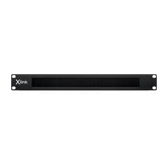 19" 1U Rack Cable Management Brush Panel