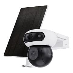 Dual-Lens All-Day Recording 4G Camera + 8W Solar Panel